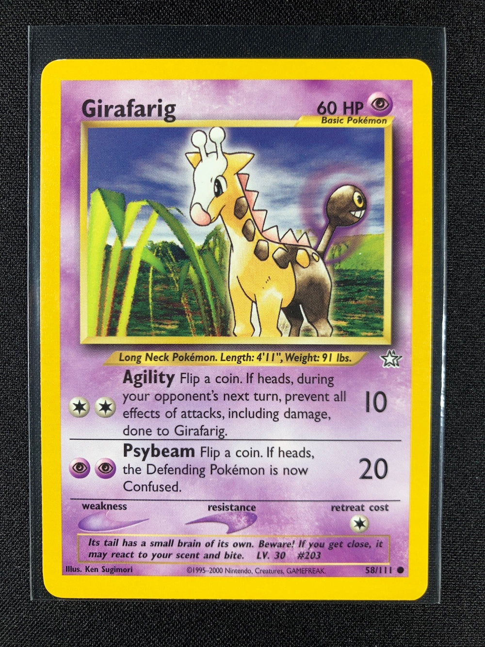 Girafarig - Neo Genesis - #58