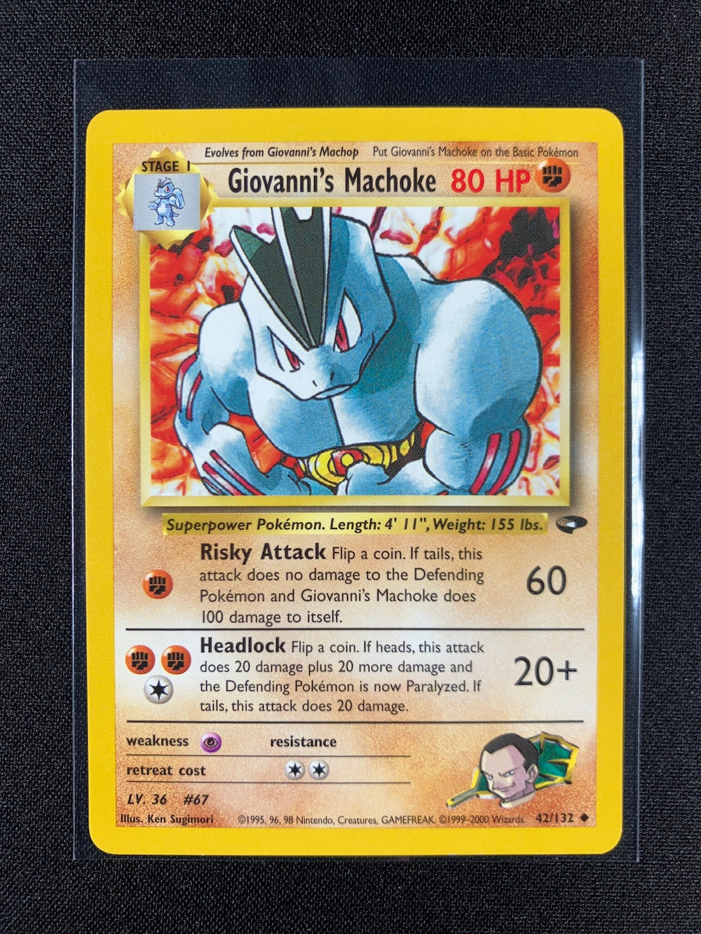 Giovanni's Machoke - Gym Challenge - #42